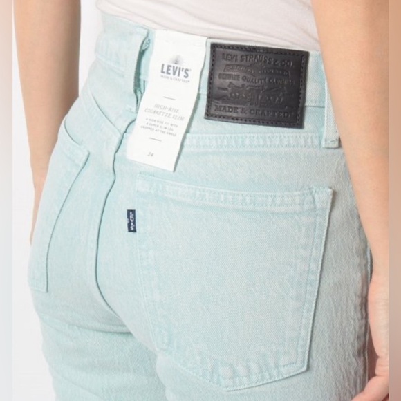 LEVI'S MADE&CRAFTED HIGH RISE JEANS CIGARETTE LMC STARRY SKIES size 27 - Picture 3 of 8